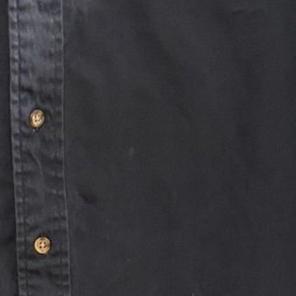 Polo Ralph Lauren Men's Navy Blue Long Sleeve Collared Shirt XL Vintage - Picture 9 of 9